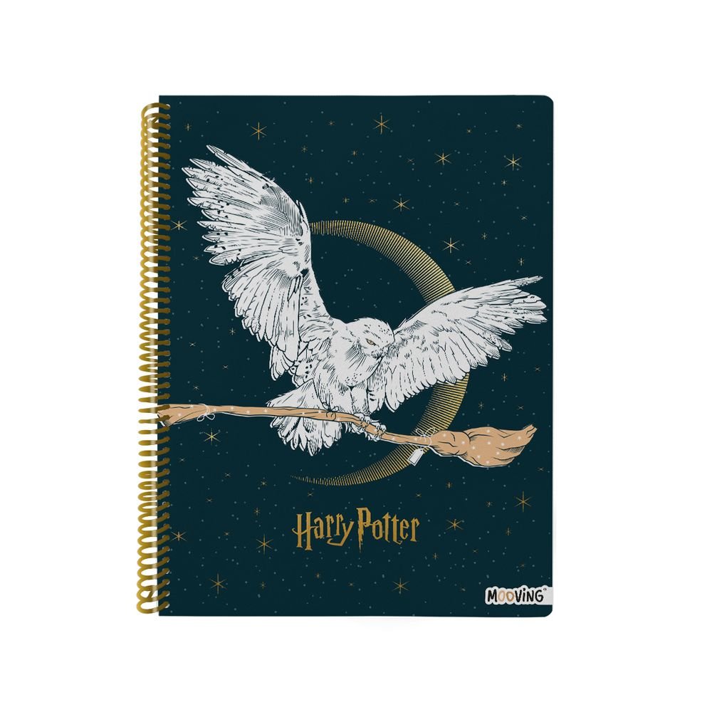 Cuaderno A4 Anillas Universitario Cuadros Harry Potter Surtido Marca Mooving Paper