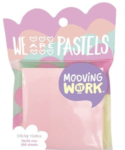 Notas adhesivas pastel MOOVING marca Maw Mania