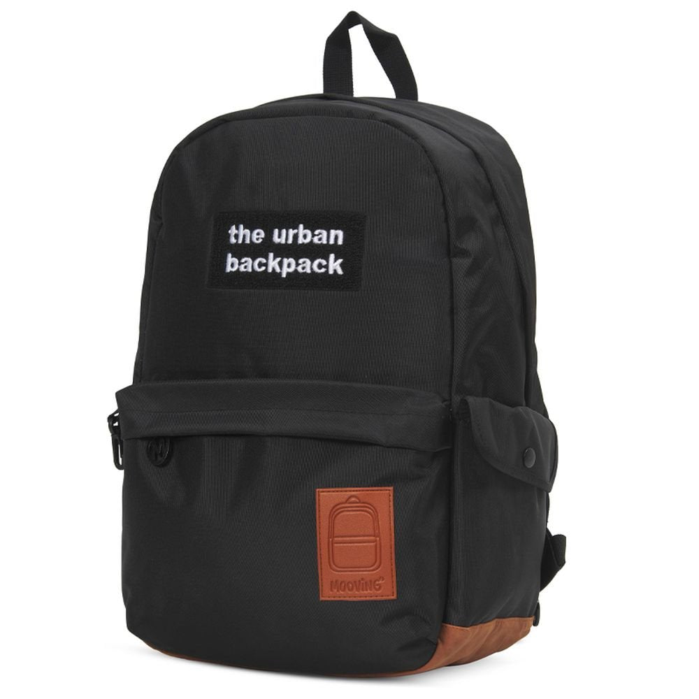 Mochila escolar negra Urban Baires Mooving Paper EU S.L