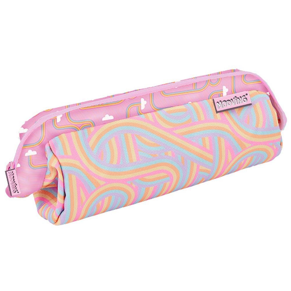 Portatodo Rectangular Boca Sapo Rainbow Mooving Paper 29 cm Rosa Imagen principal del producto