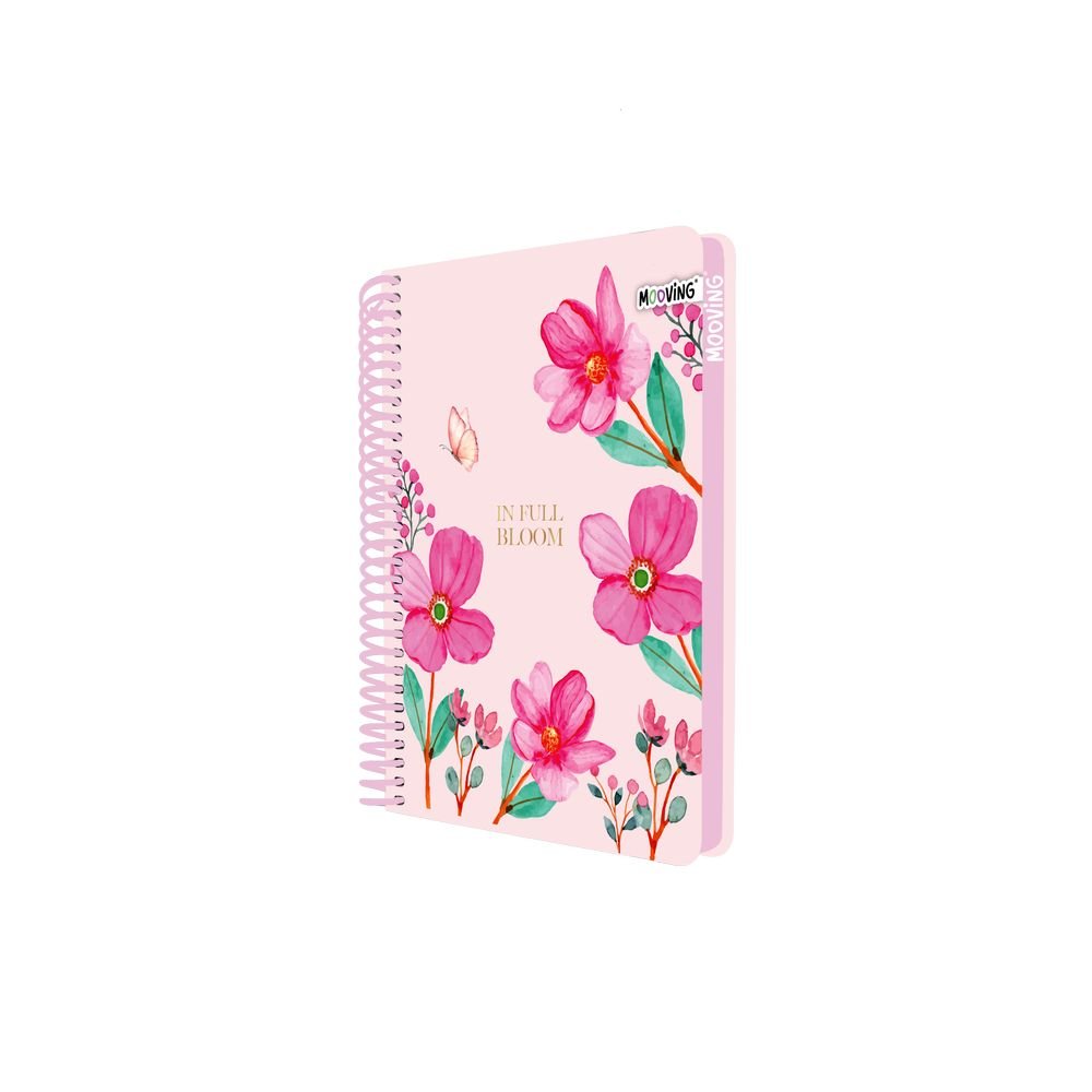Cuaderno Anillas B5 96H Cuadros 80 g Microperf Garden Mooving Paper