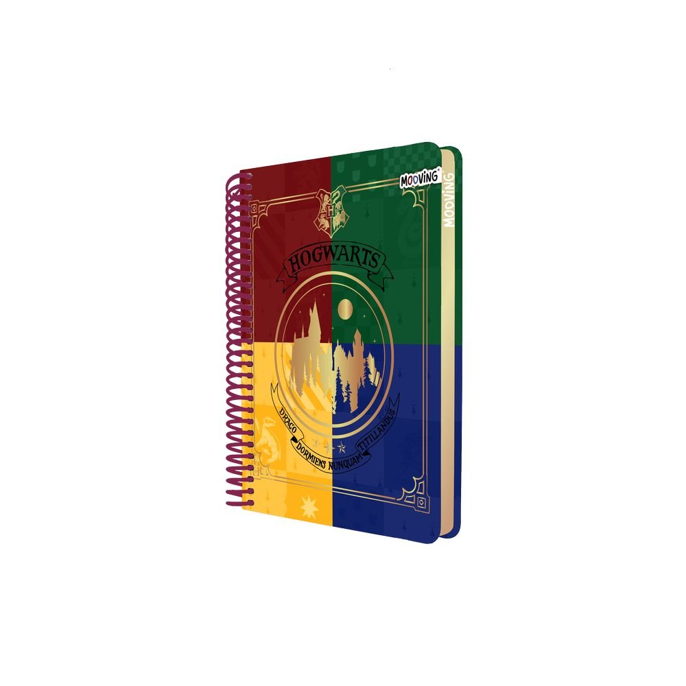 Cuaderno Anillas A5 96H Cuadro 80 g Harry Potter Surt MOOVING Paper