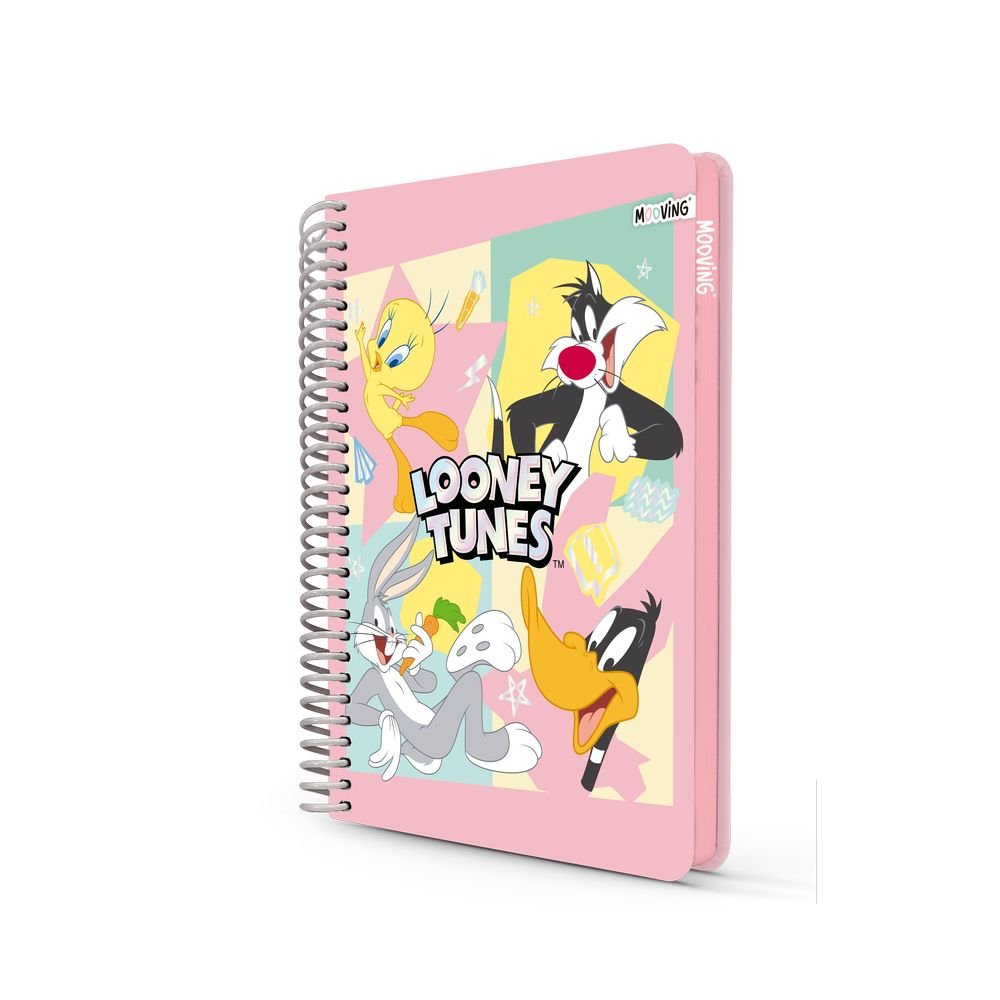 Cuaderno Premium Looney Tunes Modelos Surtidos 20,5x28cm Marca Mooving