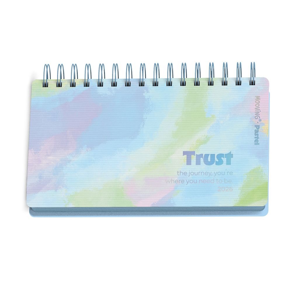 Agenda Anual Espiral D/p Pastel Mooving Agendas