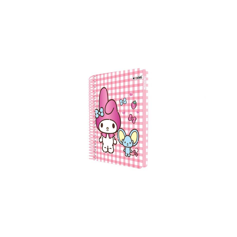 Cuaderno Anillas A6 T/d 96H Rayado Canto Color My Melody Sur Marca Mooving Paper