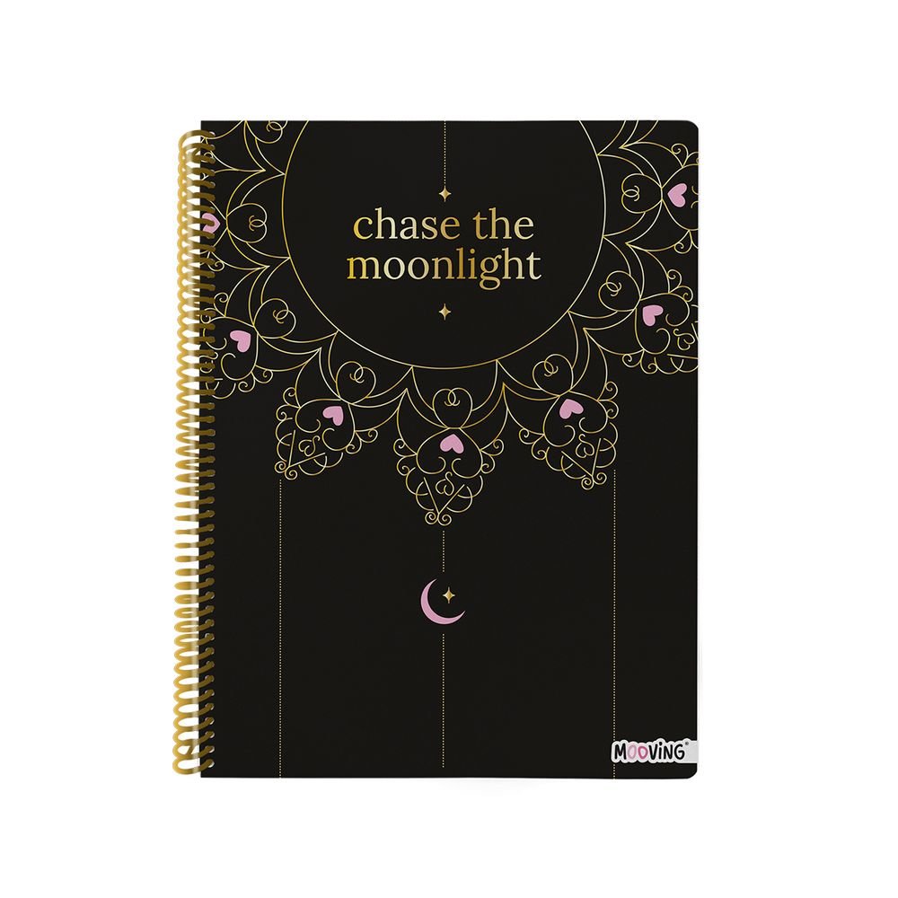 Cuaderno A4 Anillas Universitario Cuadros Boho Surt Marca Mooving Paper
