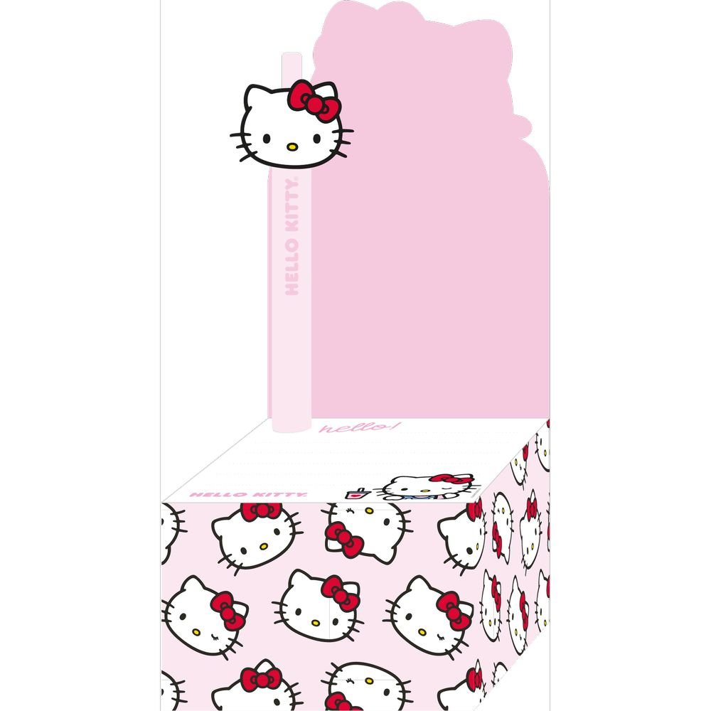 Bloque notas adhesivas con pen holder Hello Kitty Imagen principal del producto