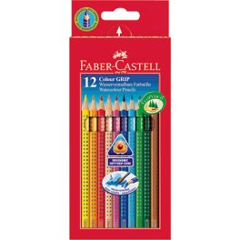 Estuche 12 lápices acuarelables + pincel Faber-Castell