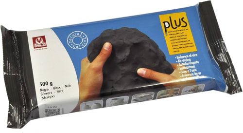 Pasta para modelar mineral negro 800 g DAS