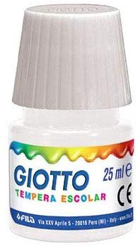TEMPERA ESCOLAR GIOTTO 25ML BLANCO | 6 UNIDADES | (GIOTTO) Imagen principal del producto