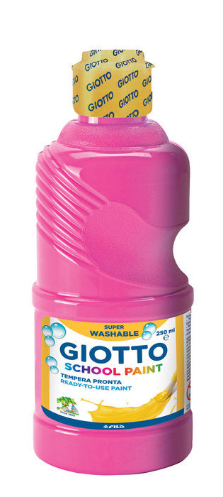 TEMPERA LIQUIDA 250ML GIOTTO LAVABLE MAGENTA | 1 UNIDADES | (FILA) Imagen principal del producto