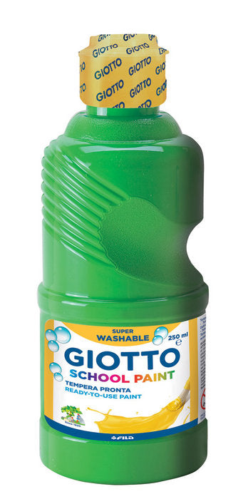 TEMPERA LIQUIDA 250ML GIOTTO LAVABLE VERDE | 1 UNIDADES | (FILA) Imagen principal del producto