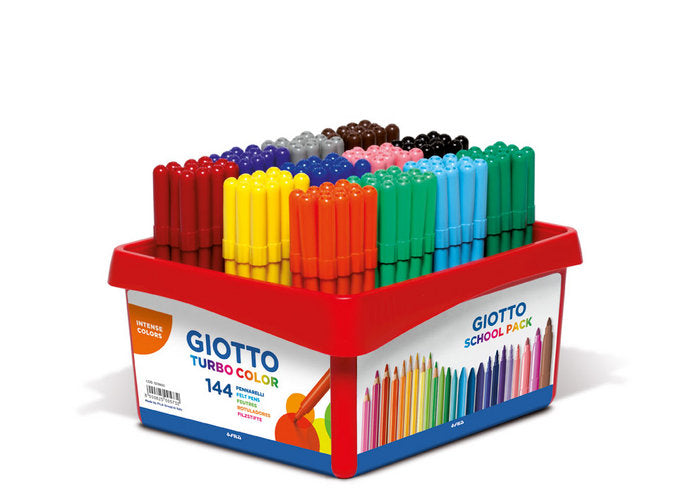 Rotulador Giotto Turbocolor Pack 144Unid | Fila | Pack 1 Unidades Imagen principal del producto