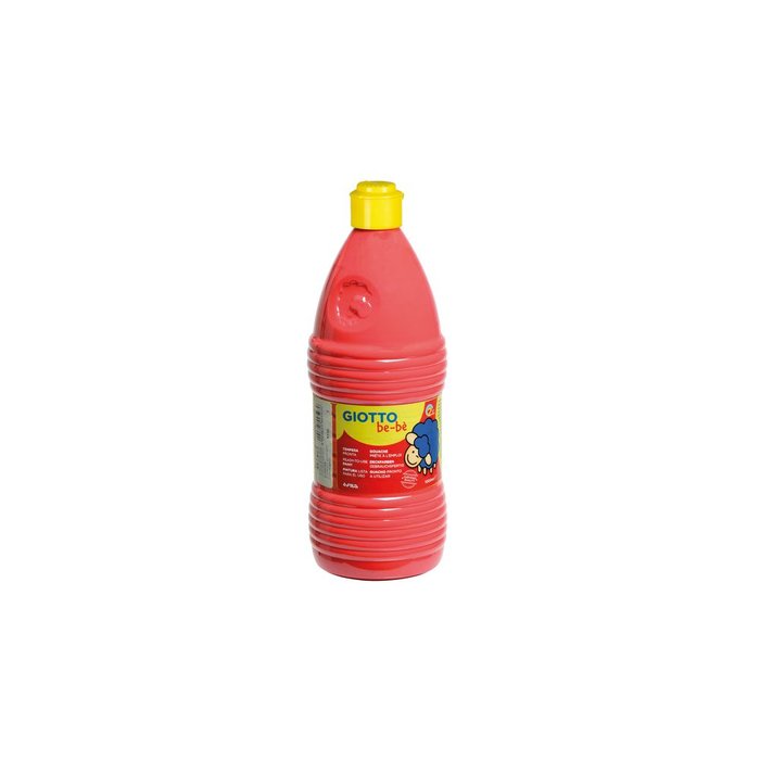Bote Super Tempera Giotto Be-be Rojo 1000ml