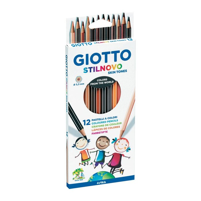 LAPIZ GIOTTO STILNOVO SKIN TONES 12 COLORES | 1 UNIDADES | (GIOTTO) Imagen principal del producto