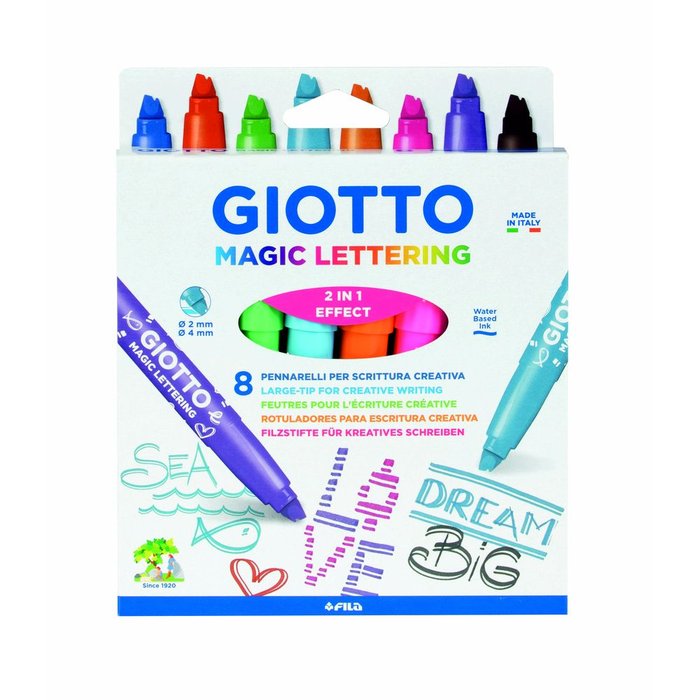 Rotulador Giotto Magic Lettering 8 Colores | Giotto | Pack 1 Unidades Imagen principal del producto