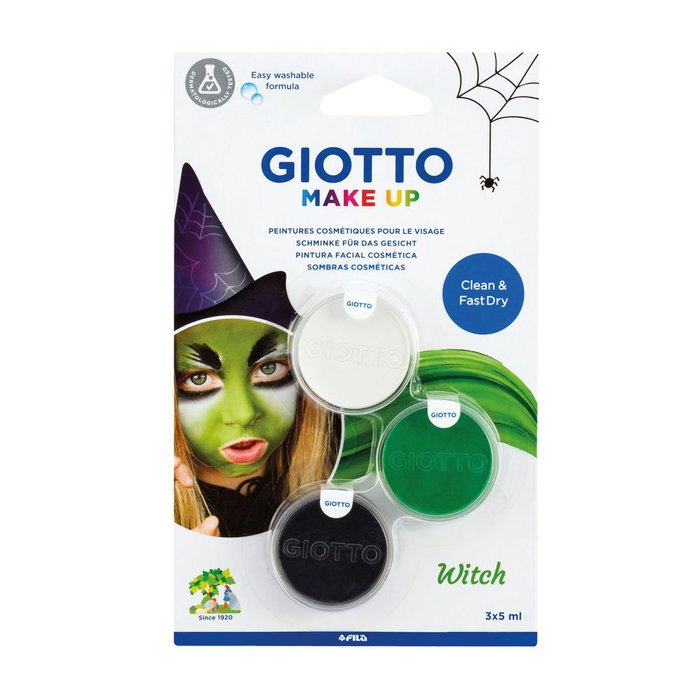 MAQUILLAJE GIOTTO MAKE UP 5 ML BLISTER 3 COLORES BRUJA | 1 UNIDADES | (GIOTTO) Imagen principal del producto