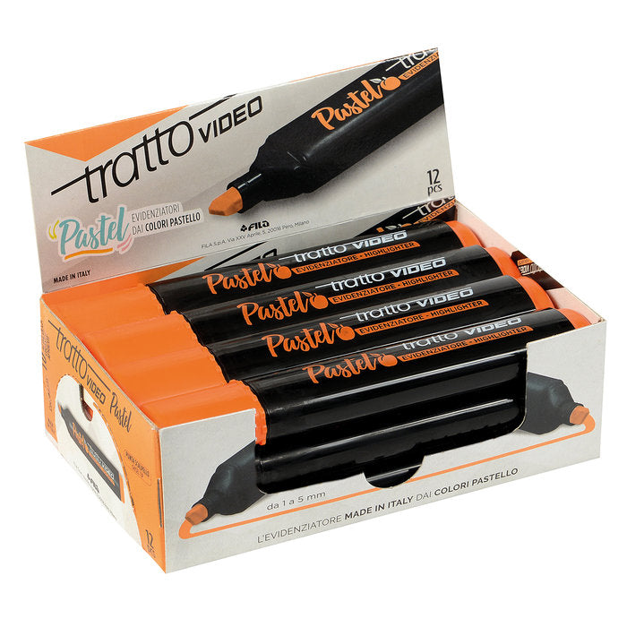Marcadores fluorescentes naranja Albaricoque Tratto Pack 12 DAS Imagen principal del producto