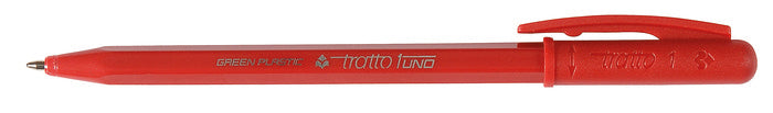 Bolígrafos Tratto Uno Rojo Punta 1 mm Recycled DAS Pack 50 Imagen principal del producto