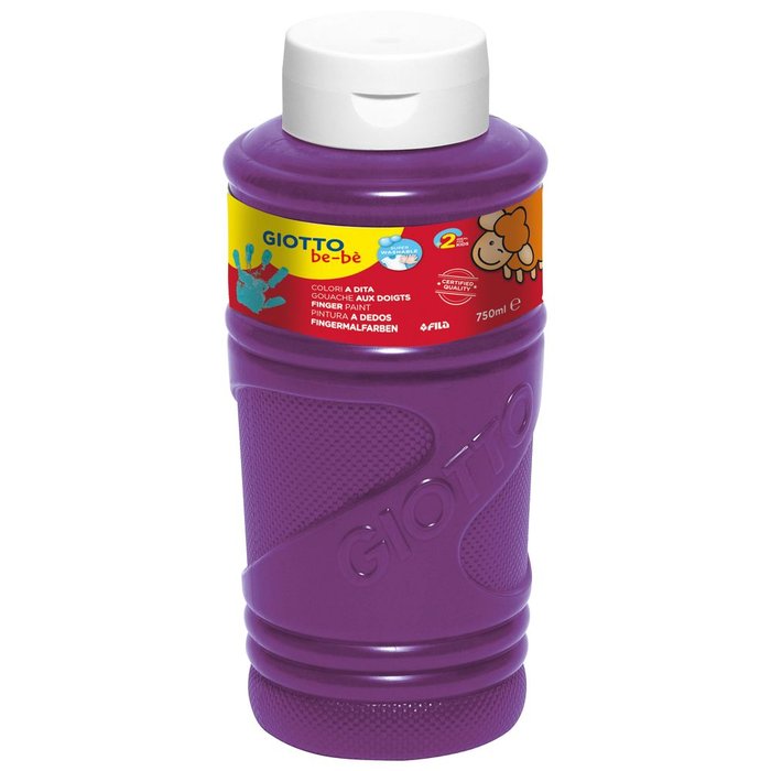 Bote Pintura Dedos Giotto 750ml Violeta