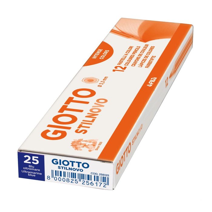 LAPIZ DE COLOR GIOTTO STILNOVO AZUL ULTRAMAR CAJA 12 UD | 12 UNIDADES | (GIOTTO) Imagen principal del producto