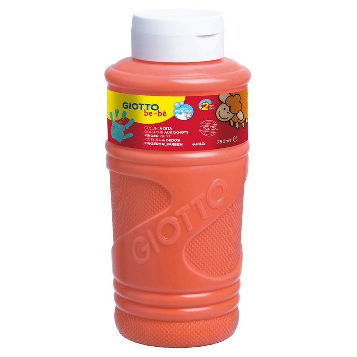 Pintura Dedos Giotto Bebe Naranja 750 ml Imagen principal del producto