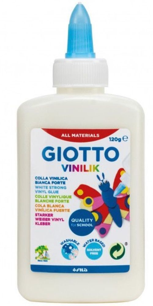Bote pegamento cola blanca giotto vinilik 120g con aplicador Imagen principal del producto