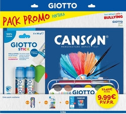 Expositor 10 Pack Promo Pintura Giotto Basik