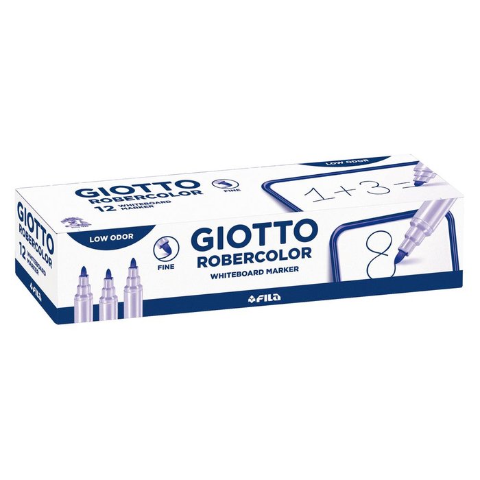 Rotulador Pizarra Giotto Robercolor Azul | Giotto | Pack 12 Unidades Imagen principal del producto