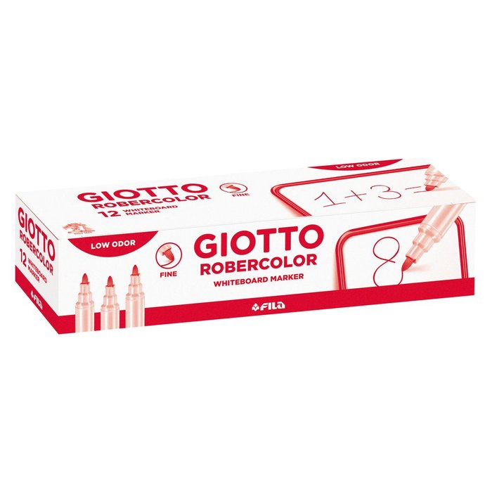 Rotulador Pizarra Giotto Robercolor Rojo | Giotto | Pack 12 Unidades Imagen principal del producto