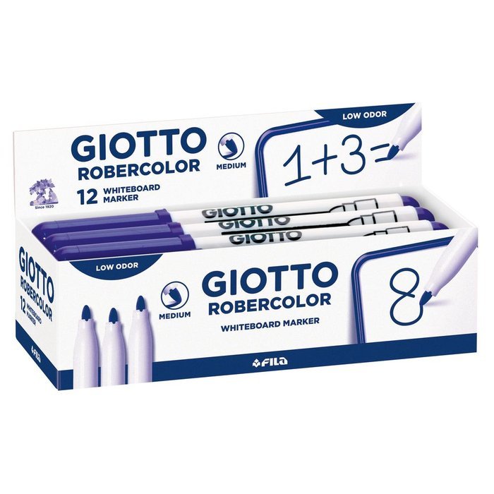 C/12 Rotulador Robercolor Azul Giotto Whiteboard Marker Imagen principal del producto