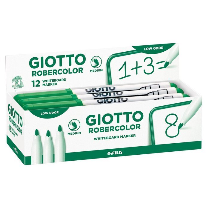 C/12 Rotulador Robercolor Verde Giotto Whiteboard Marker Imagen principal del producto