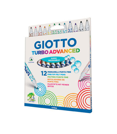 Estuche 12 Rotuladores TurboColor Advanced Giotto Imagen principal del producto