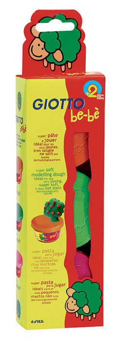Super Pasta Modelar Giotto Bebe Estuche 3 Colores Surtidos Imagen principal del producto