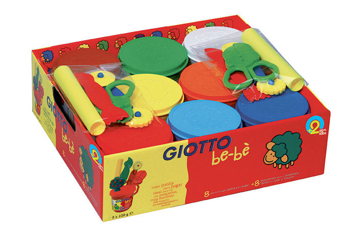 Super Pasta Giotto Bebe 220 g Schoolpack 8 Colores Surtido