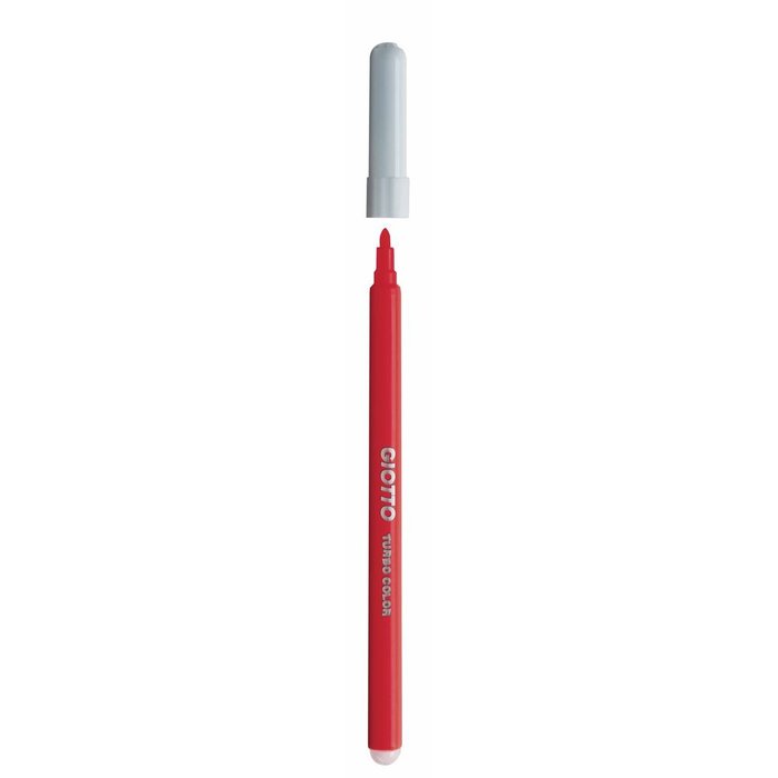 Rotulador Giotto Turbocolor Rojo | Giotto | Pack 12 Unidades