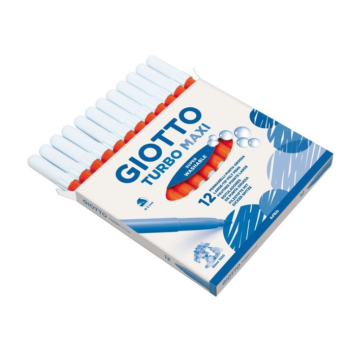 Rotulador Giotto Turbo Maxi Naranja | Giotto | Pack 12 Unidades Imagen principal del producto