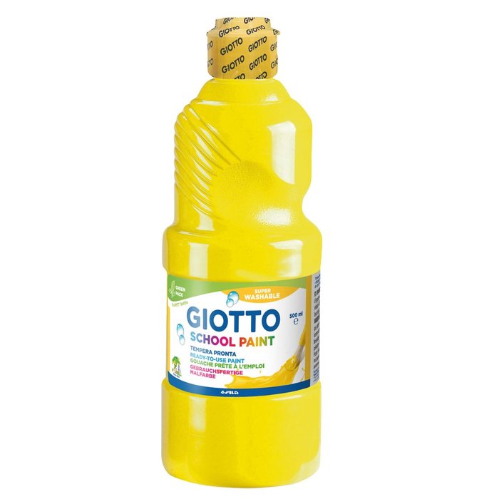 TEMPERA ESCOLAR GIOTTO 500ML AMARILLO | 1 UNIDADES | (GIOTTO) Imagen principal del producto
