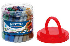 Cola brillante Giotto en expositor 50 unidades para manualidades
