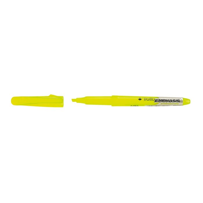 Rotulador Fluor Tratto Emphasis Amarillo | Fila | Pack 12 Unidades Imagen principal del producto