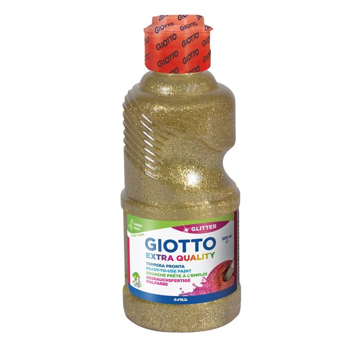 TEMPERA GIOTTO 250ML GLITTER ORO | 1 UNIDADES | (FILA) Imagen principal del producto