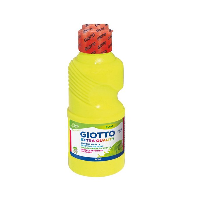 TEMPERA GIOTTO 250ML FLUOR AMARILLO | 1 UNIDADES | (GIOTTO) Imagen principal del producto