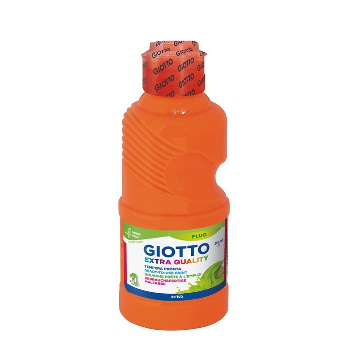 TEMPERA GIOTTO 250ML FLUOR NARANJA | 1 UNIDADES | (GIOTTO) Imagen principal del producto