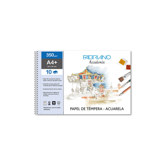 Bloc Espiral Estándar Liso 10H 350g | Sadipal | Cartón | Formato Estándar | Pack 1 Unidades