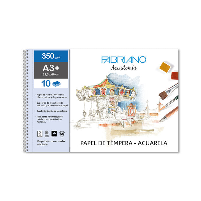 Bloc Espiral Estándar Liso 10H 90g | Sadipal | Cartón | Formato Estándar | Pack 1 Unidades