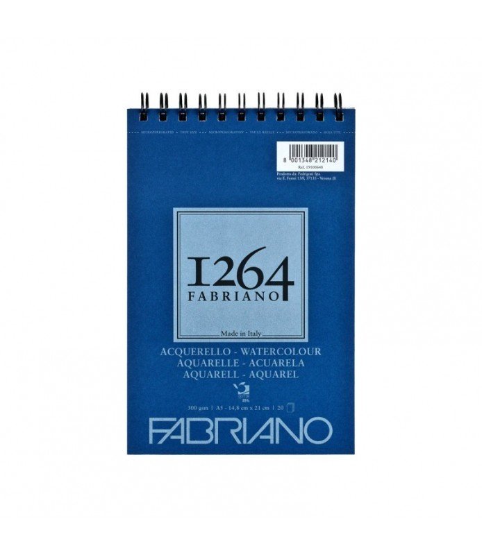 Bloc Dibujo Espiral Watercolour 1264 A5 300 g SADIPAL