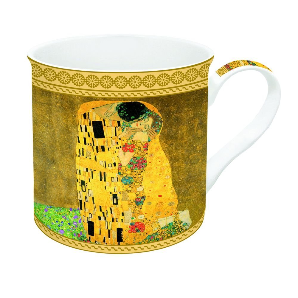 Taza porcelana fina Klimt 300 ml en caja de regalo EASY LIFE