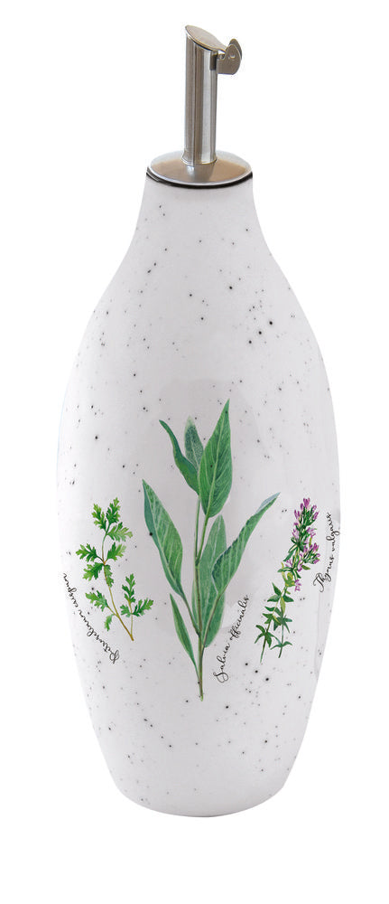 Botella aceite y vinagre porcelana Herbarium Easy Life 300 ml