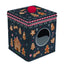 Caja de lata con ventana pan de jengibre EASY LIFE 13x13x14,5 cm