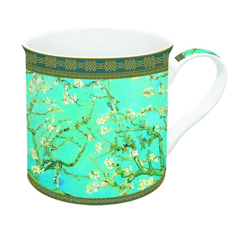 Taza Porcelana Fina Almendros 300 ml en Caja de Regalo Easy Life